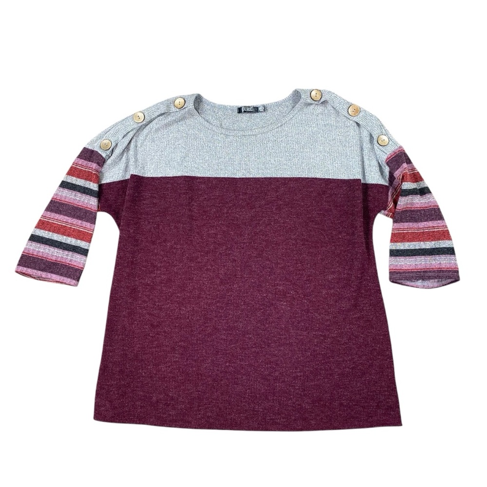 Woman’s Cure. Ribbed knit top size 2XL